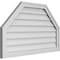 Ekena Millwork Octagonal Top Surface Mount PVC Gable Vent w/ 2"W x 1-1/2"P Brickmould Frame, 36"W x 22"H GVPOT36X2202SN - alternate 4